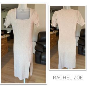 Rachel Zoe Ribbed Knit Midi Dress. Size Small